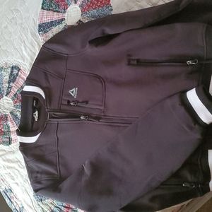 Black with white detail large Reebok fleece lined jacket